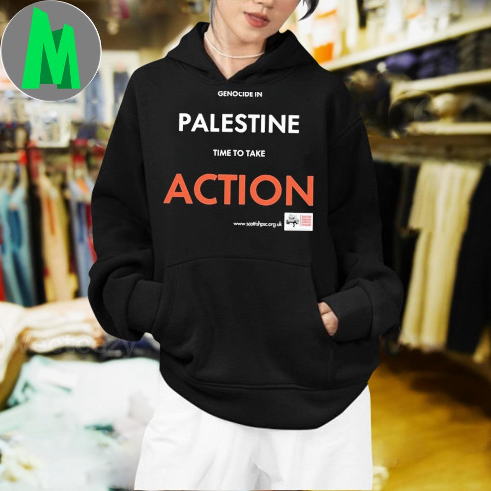 Genocide In Palestine Time To Take Action Activist T-Shirt