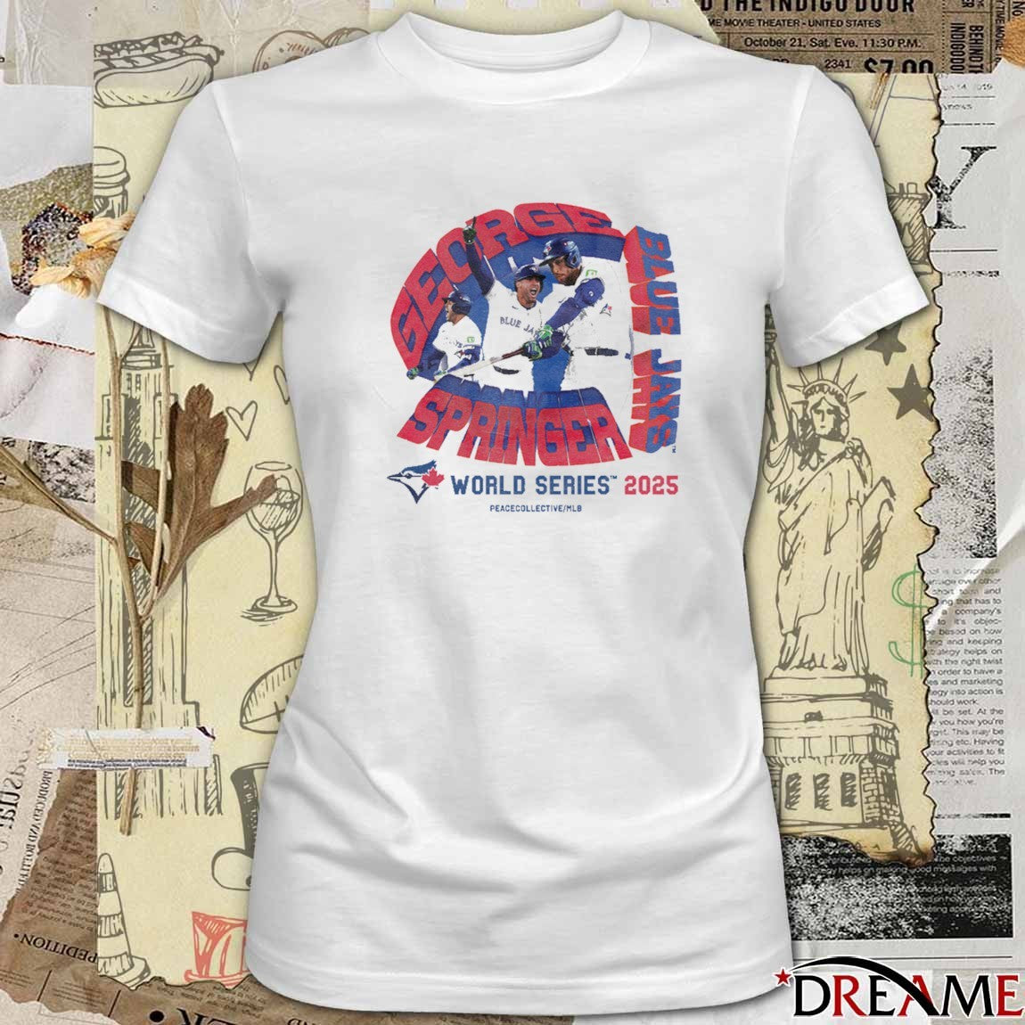 George Springer Toronto Blue Jays MLB World Series 2025 Homerun t-shirt