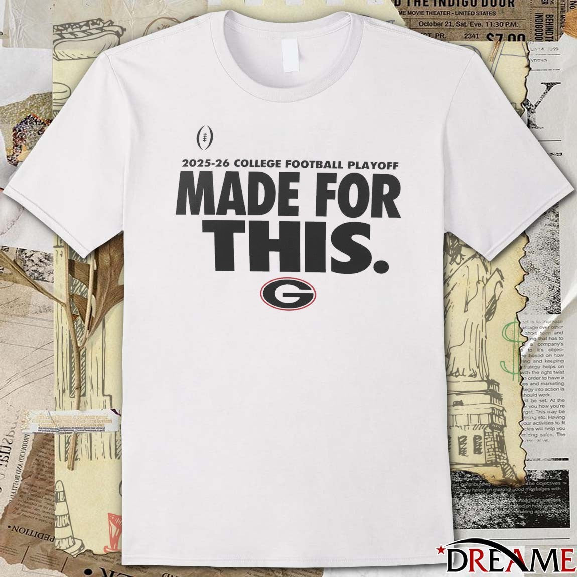 Georgia Bulldogs 2025-26 College Football Playoff Made For This t-shirt