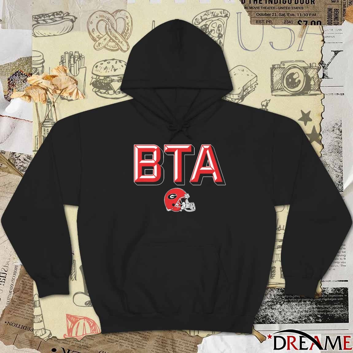 Georgia Bulldogs Football 2025 BTA Helmet t-shirt
