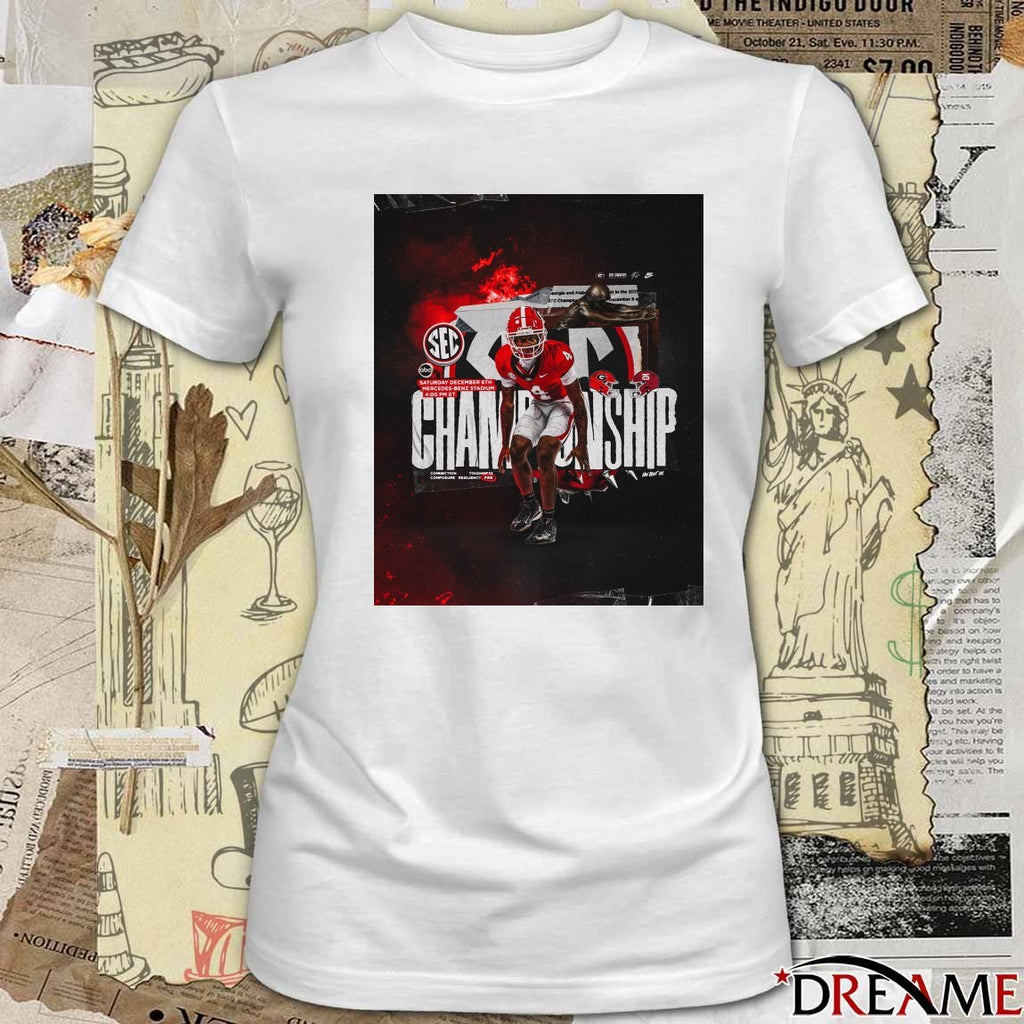 Georgia Bulldogs Southeastern Conference Championship December 6th 2025 Mercedes-Benz Stadium Poster shirt