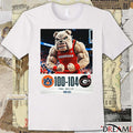 Georgia Bulldogs Vs Auburn Tigers Final Score 104 – 100 SEC Matchup Poster t-shirt