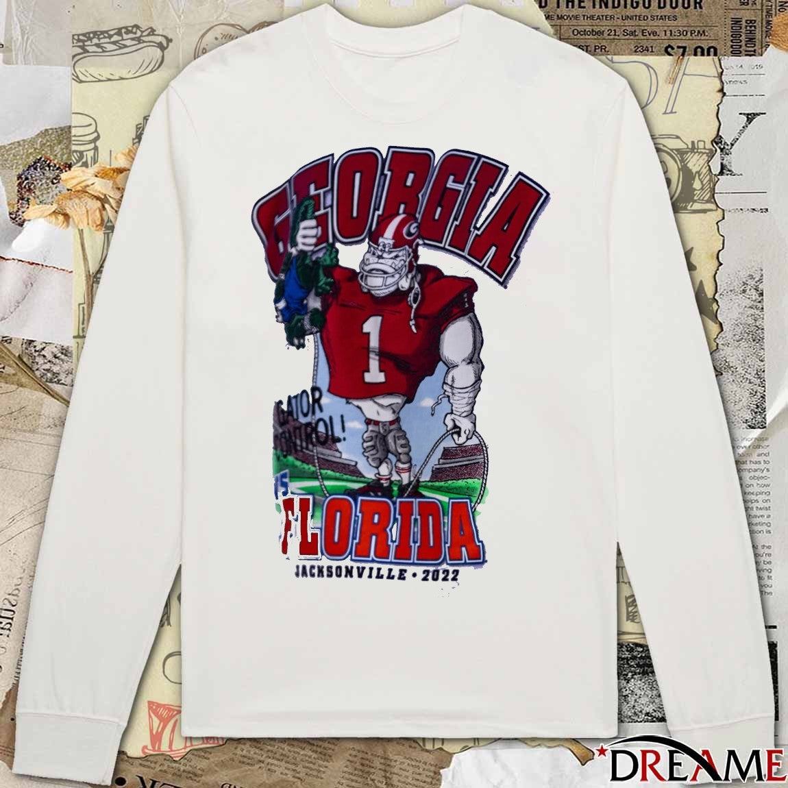 Georgia Bulldogs Vs Florida Gators Jacksonville 2022 Gator Control mascot t-shirt