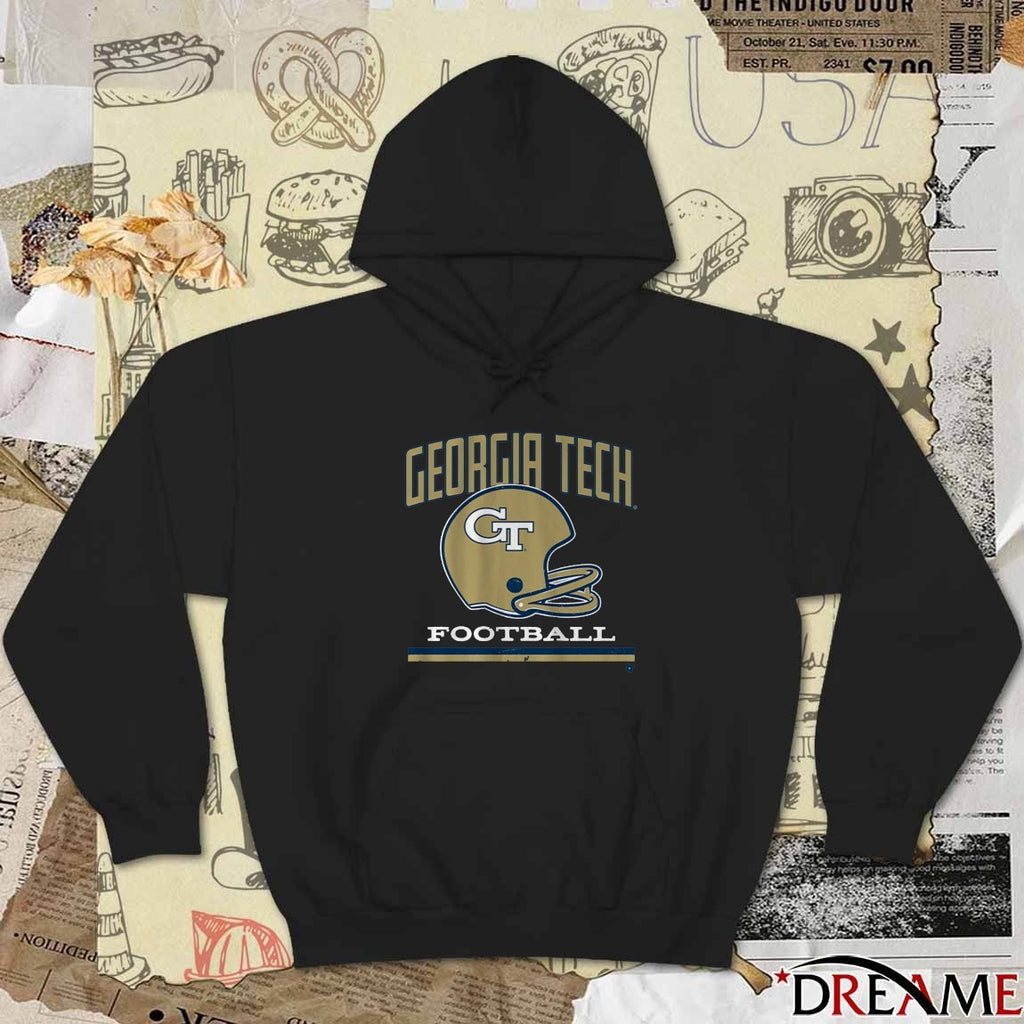 Georgia Tech Yellow Jackets NCAA Football Vintage Helmet t-shirt
