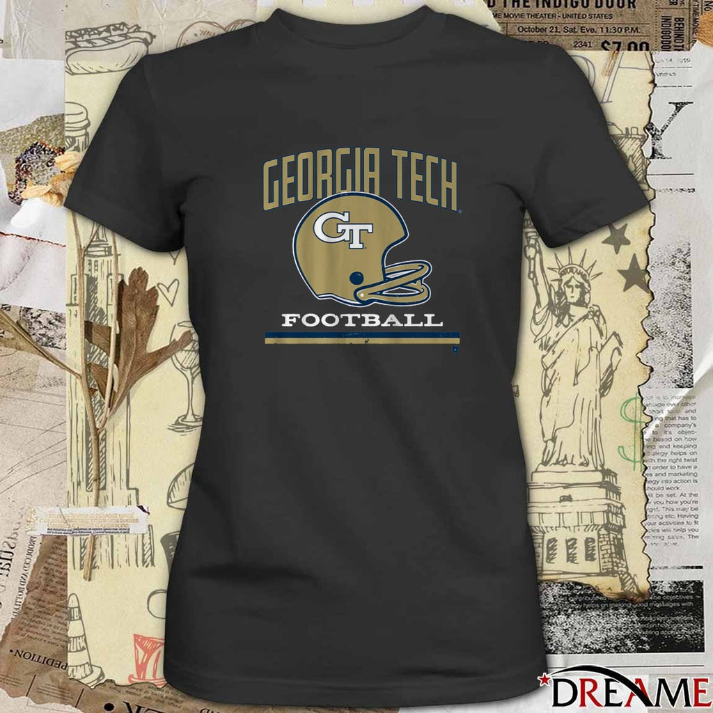 Georgia Tech Yellow Jackets NCAA Football Vintage Helmet t-shirt