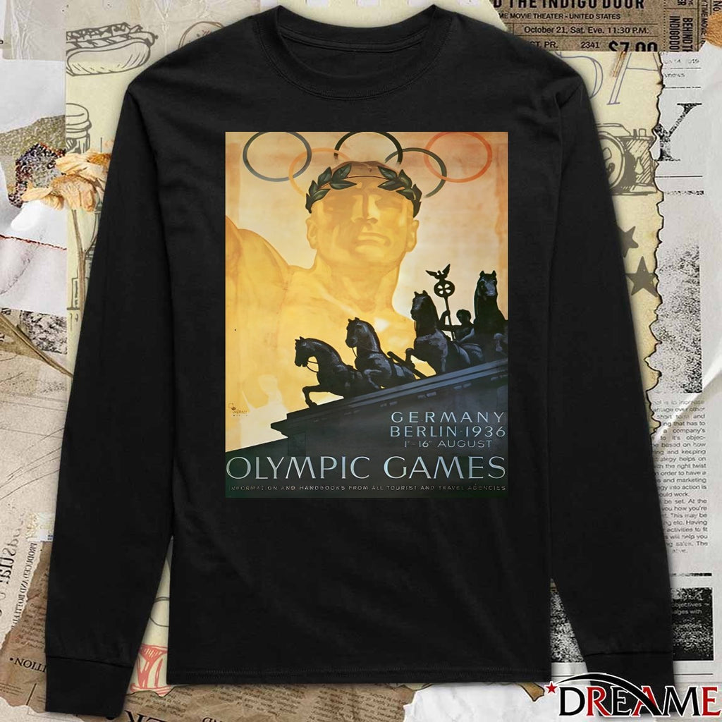 Germany Berlin 1936 Olympics Game Poster t-shirt