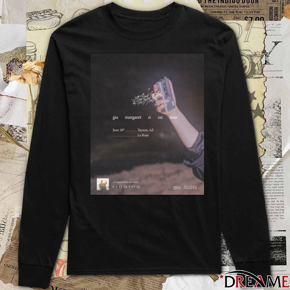 Gia Margaret Is On Tour June 28th Tucson AZ La Rosa Poster t-shirt