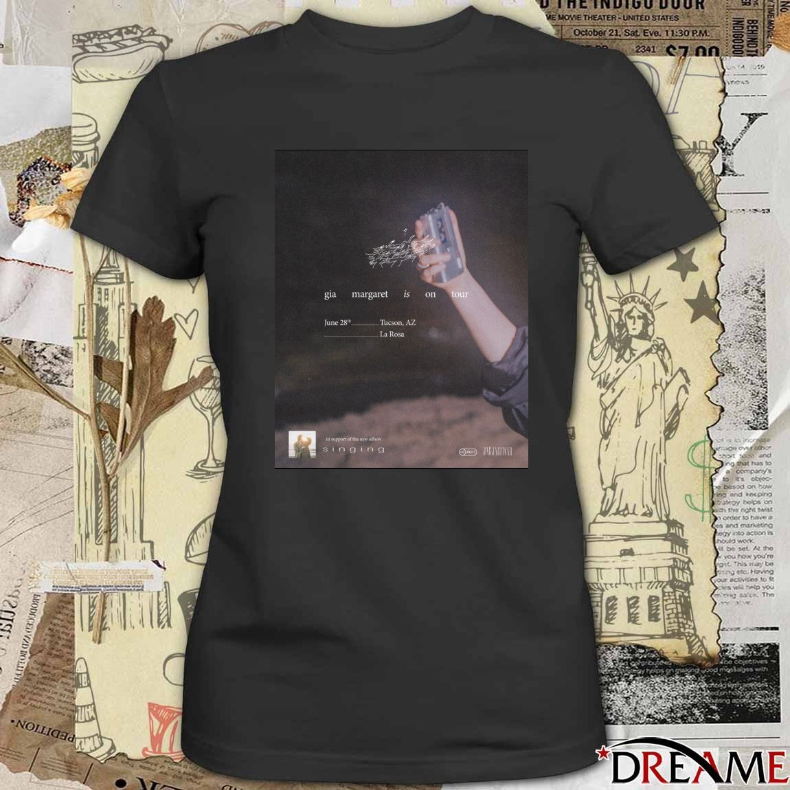 Gia Margaret Is On Tour June 28th Tucson AZ La Rosa Poster t-shirt
