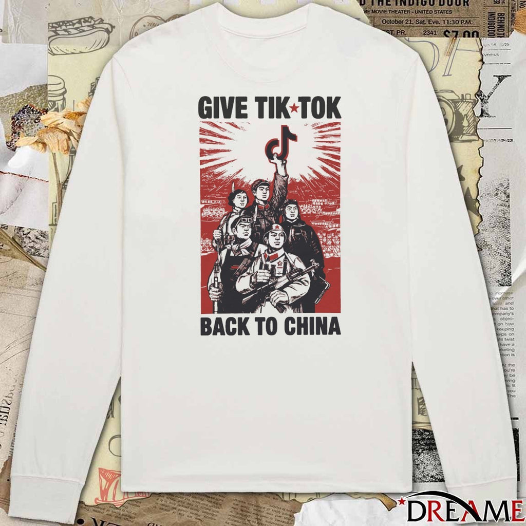 Give Tiktok Tech Back To China 2026 Design 2 t-shirt