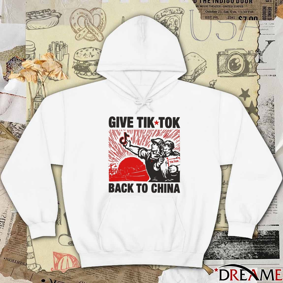 Give Tiktok Tech Back To China 2026 Design 3 t-shirt