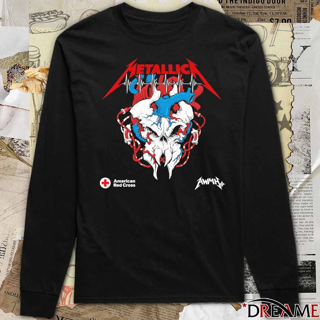 Give Where You Live Metallica x American Red Cross 2026 t-shirt