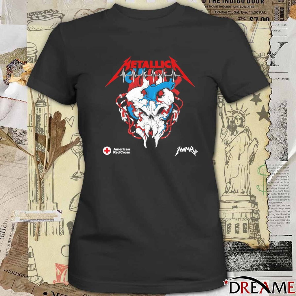 Give Where You Live Metallica x American Red Cross 2026 t-shirt
