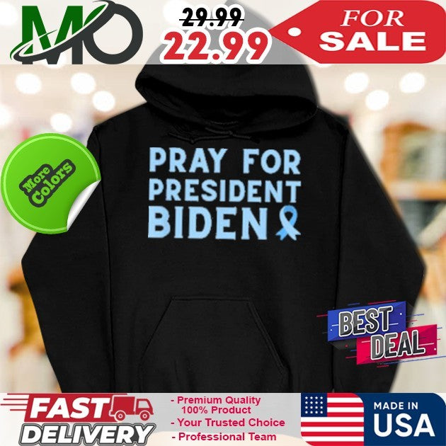 God Bless Biden Prayers Prostate Cancer Awareness Ribbon Shirt