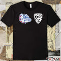 Gonzaga Bulldogs x Pac-12 Conference 2026 Logos t-shirt