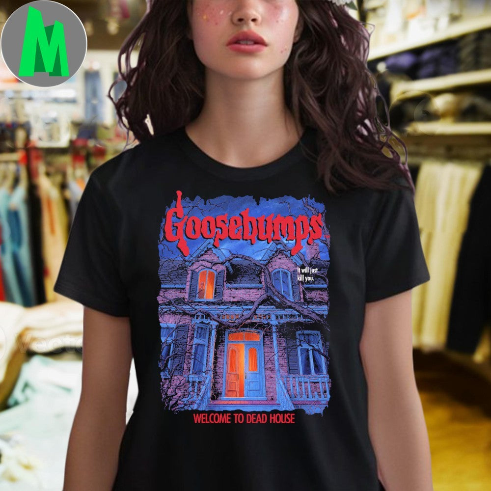 Goosebumps Welcome To Dead House Horror Book Cover T-Shirt