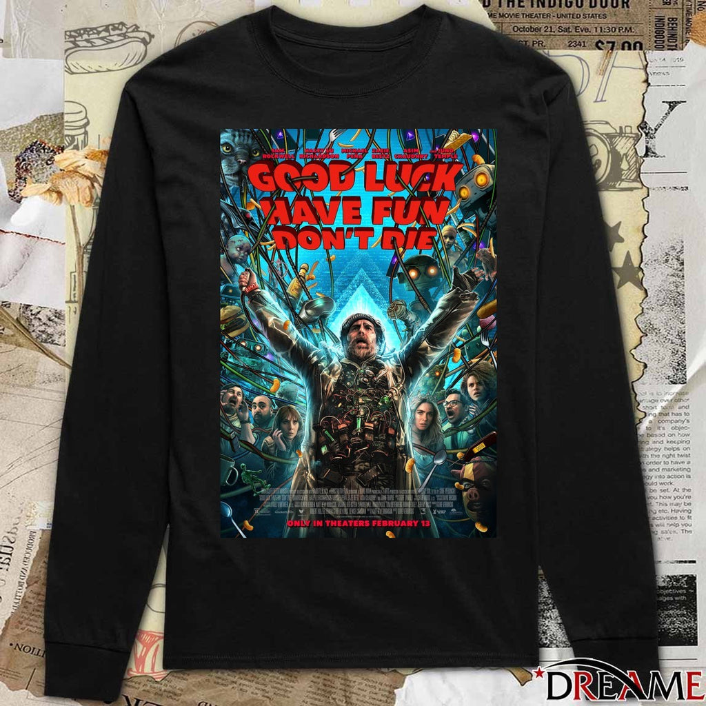 Gore Verbinski Good Luck, Have Fun, Don’t Die Only In Theaters February 13 2026 Poster t-shirt