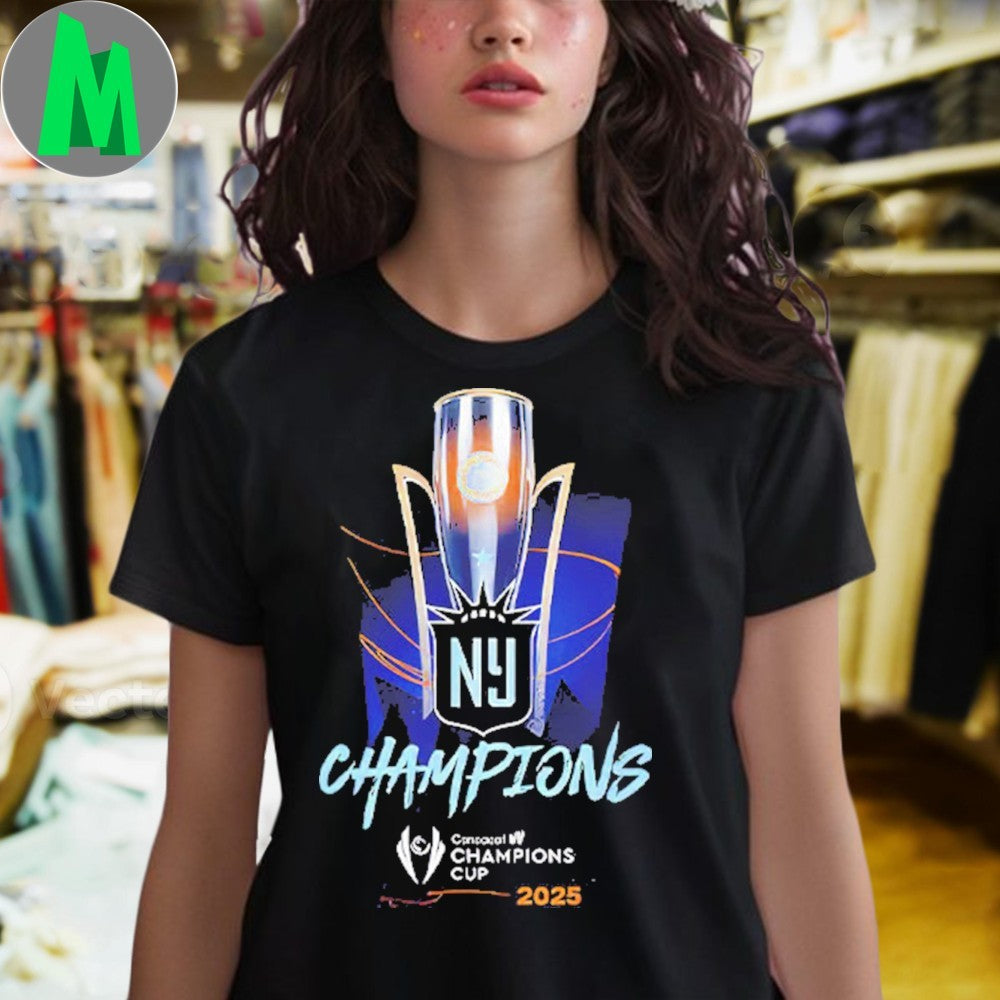 Gotham FC 2025 Concacaf W Champions Cup Winners T-Shirt Soccer Champions Fan Apparel