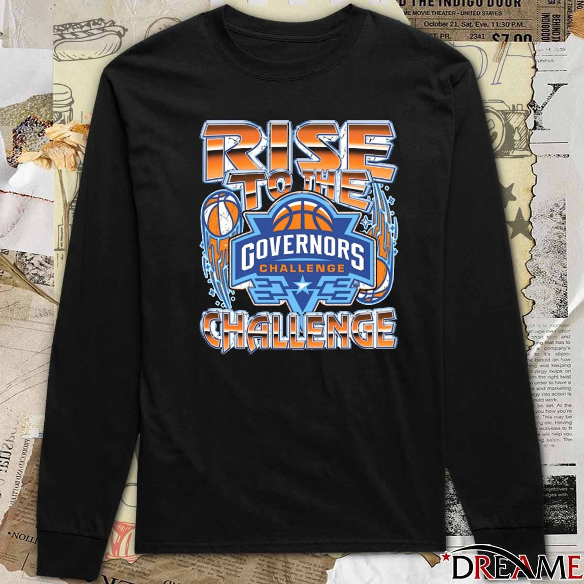Governors Challenge basketball x Starter Rise To The Challenge t-shirt