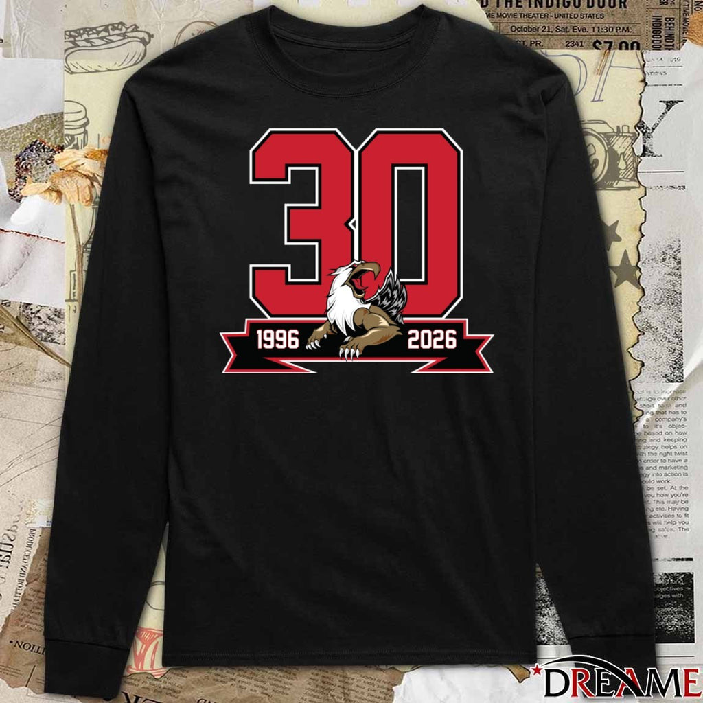 Grand Rapids Griffins 1996 – 2026 Hockey Champions Logo t-shirt