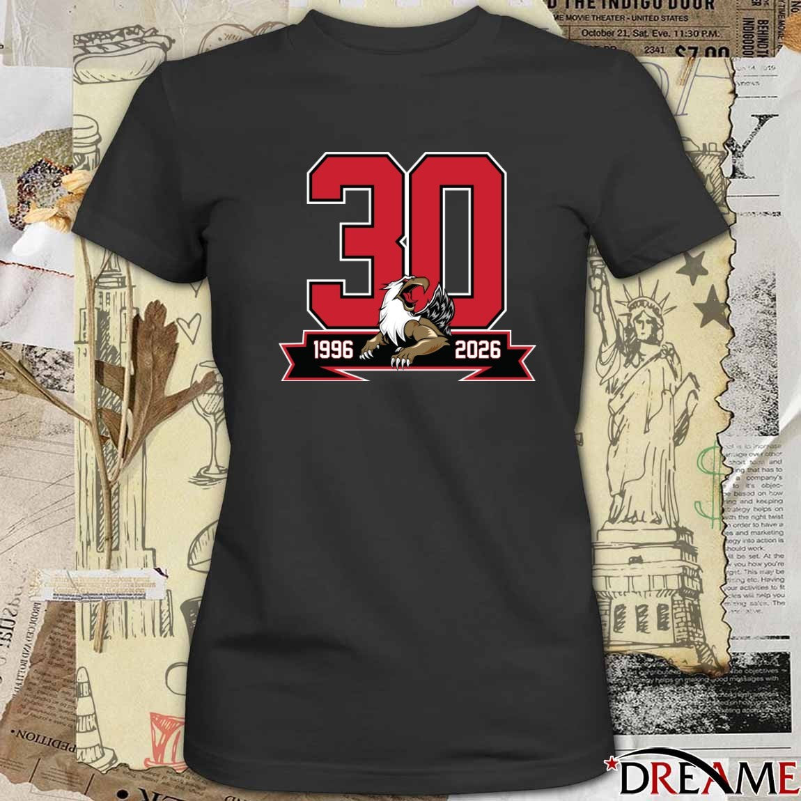 Grand Rapids Griffins 1996 – 2026 Hockey Champions Logo t-shirt