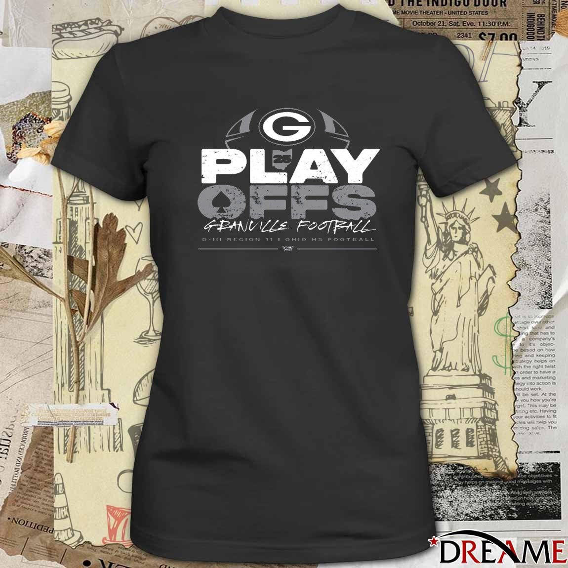 Granville Football Playoffs 2025 D-III Region 11 Ohio HS Football t-shirt