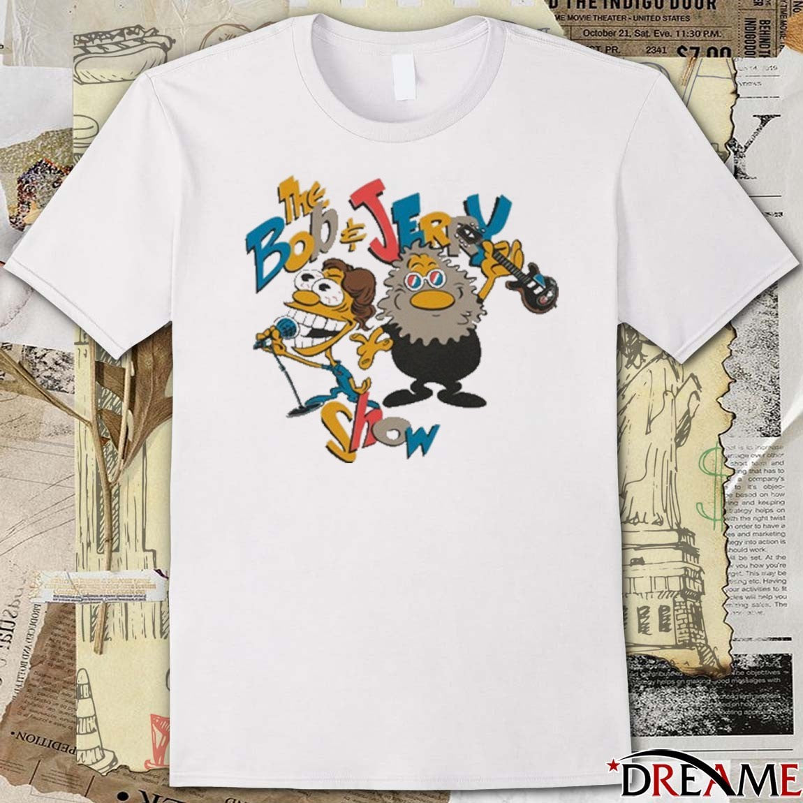 Grateful Dead 1992 The Bob and Jerry Show t-shirt
