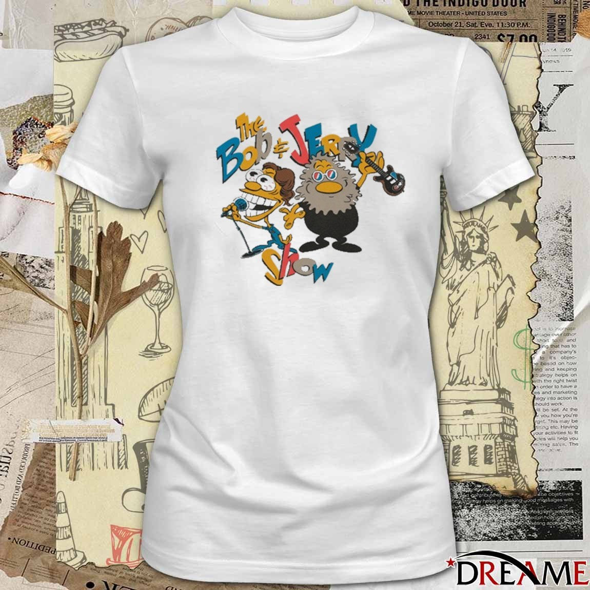 Grateful Dead 1992 The Bob and Jerry Show t-shirt
