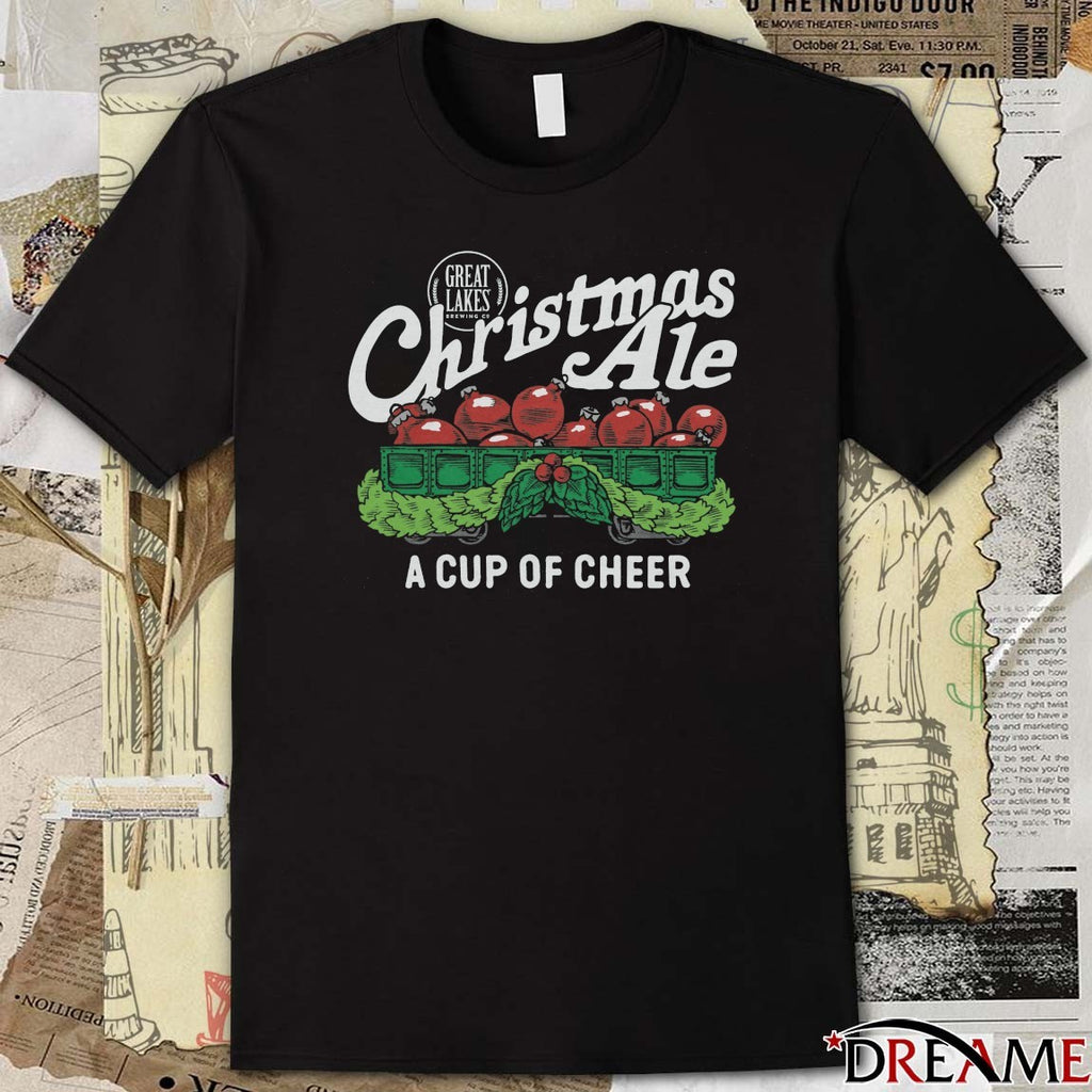 Great Lakes Brewing Co. Christmas Ale A Cup Of Cheer 2025 Fanart t-shirt