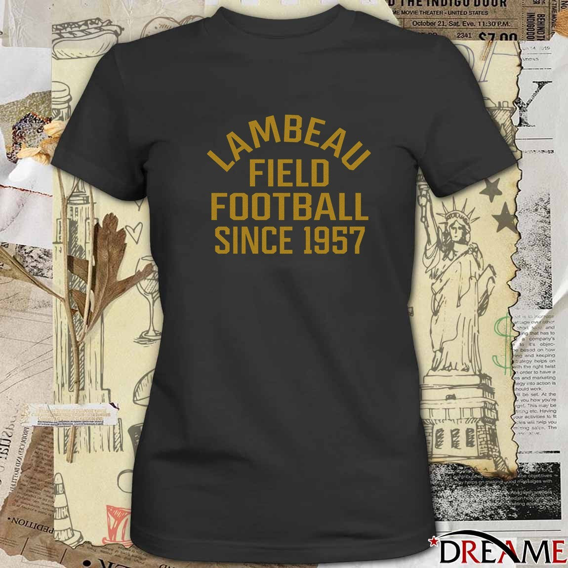 Green Bay Packers Lambeau Field Football Since 1957 t-shirt