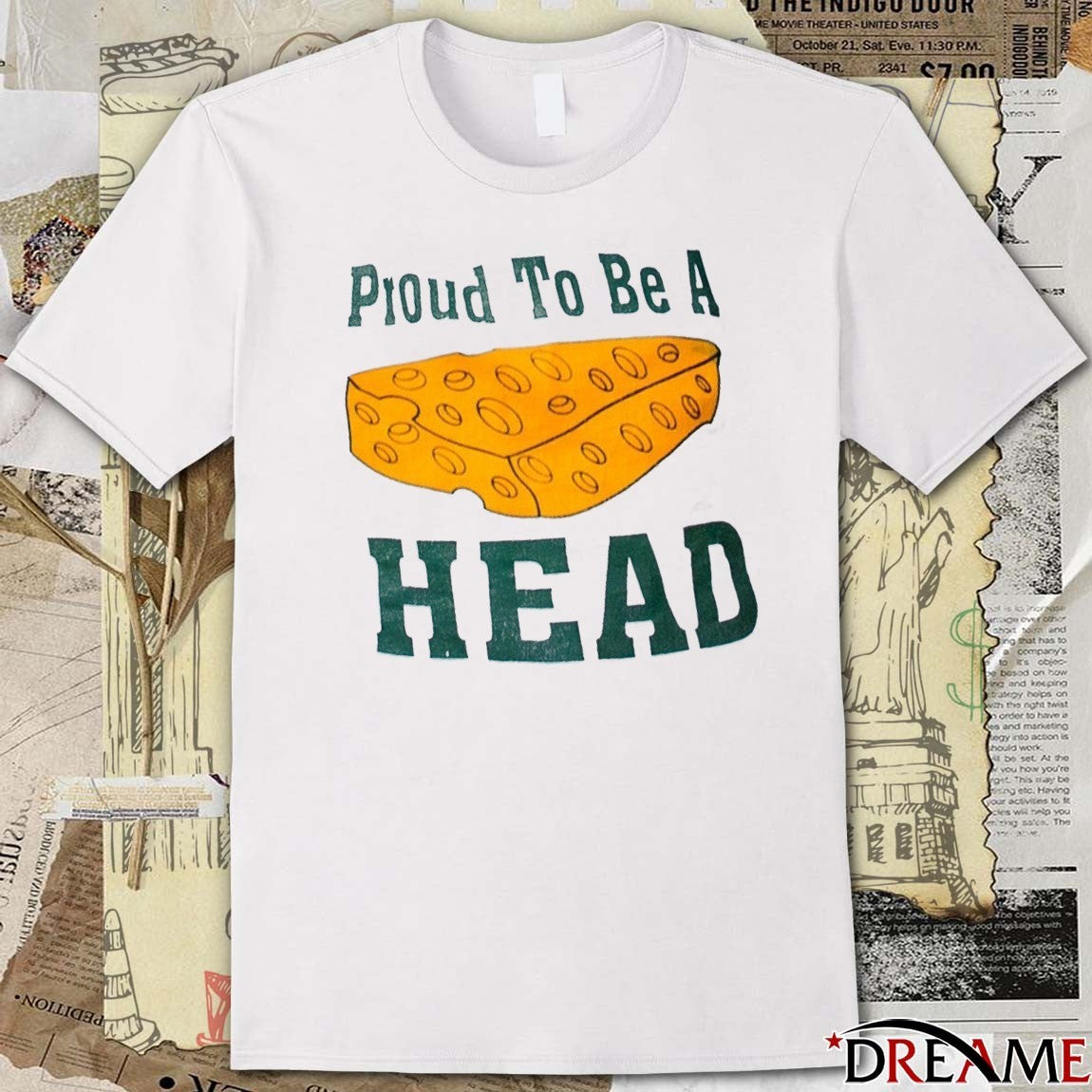Green Bay Packers Proud To Be A Head Cheeseheads 2025 t-shirt