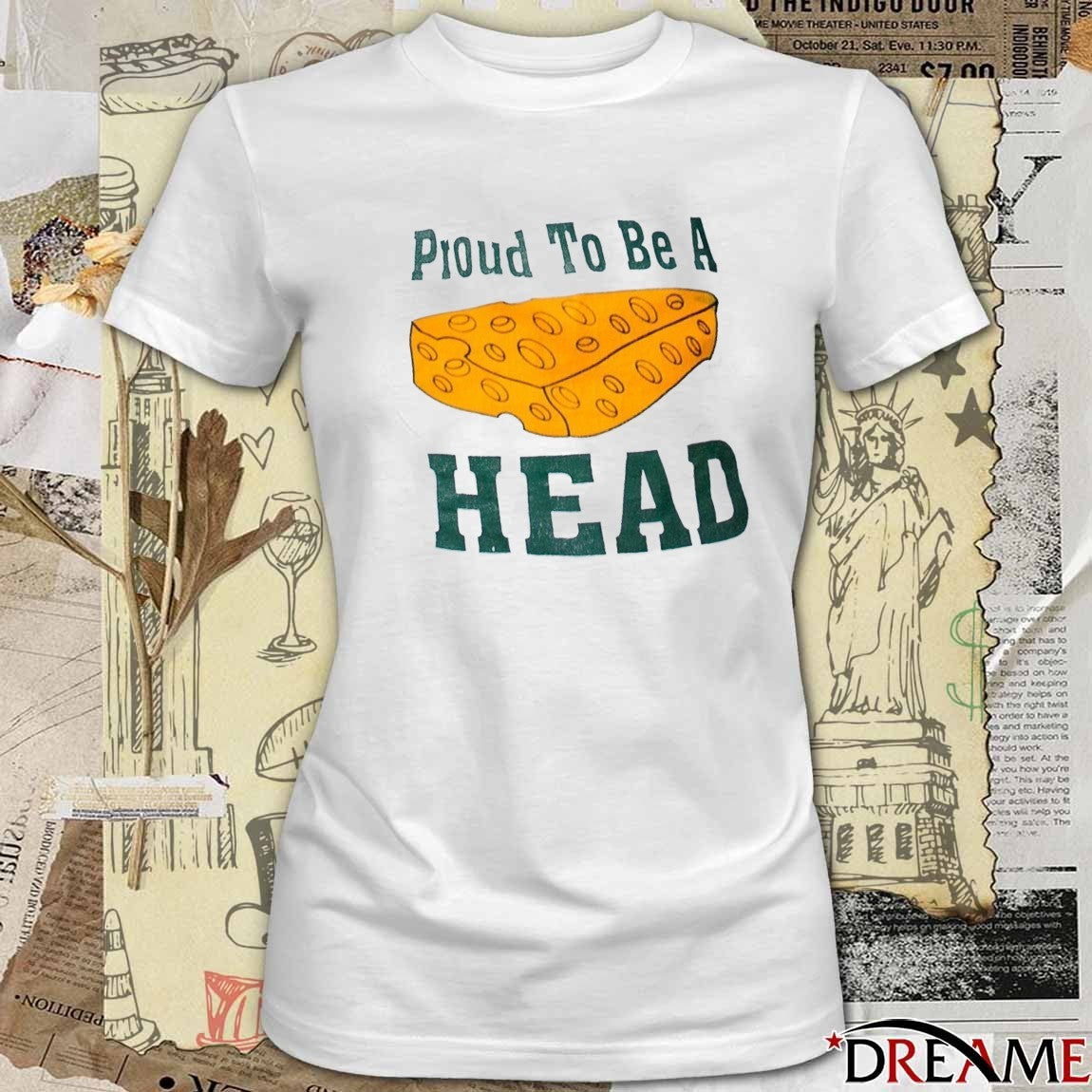Green Bay Packers Proud To Be A Head Cheeseheads 2025 t-shirt