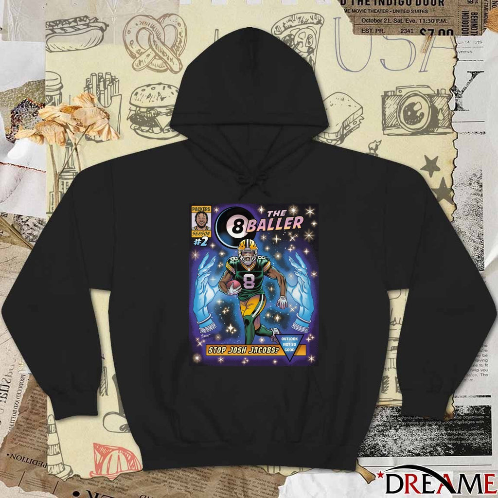 Green Bay Packers Stop Josh Jacobs The Baller Outlook Not So Good Poster t-shirt