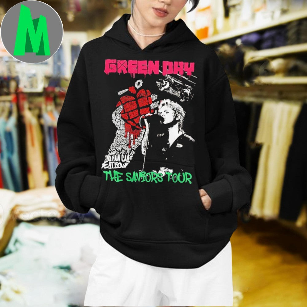 Green Day The Saviors Tour 2025 Shirt