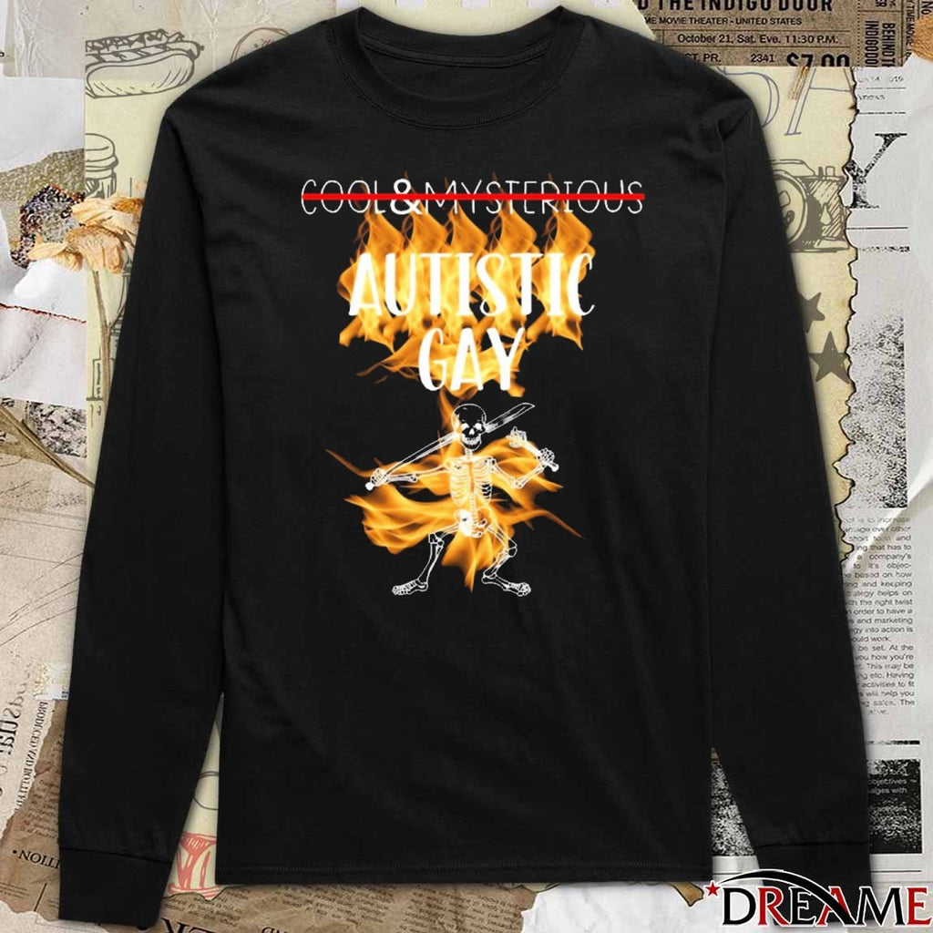 Greta Thunberg Cool Mysterious Autistic Gay Skeleton Meme 2025 t-shirt