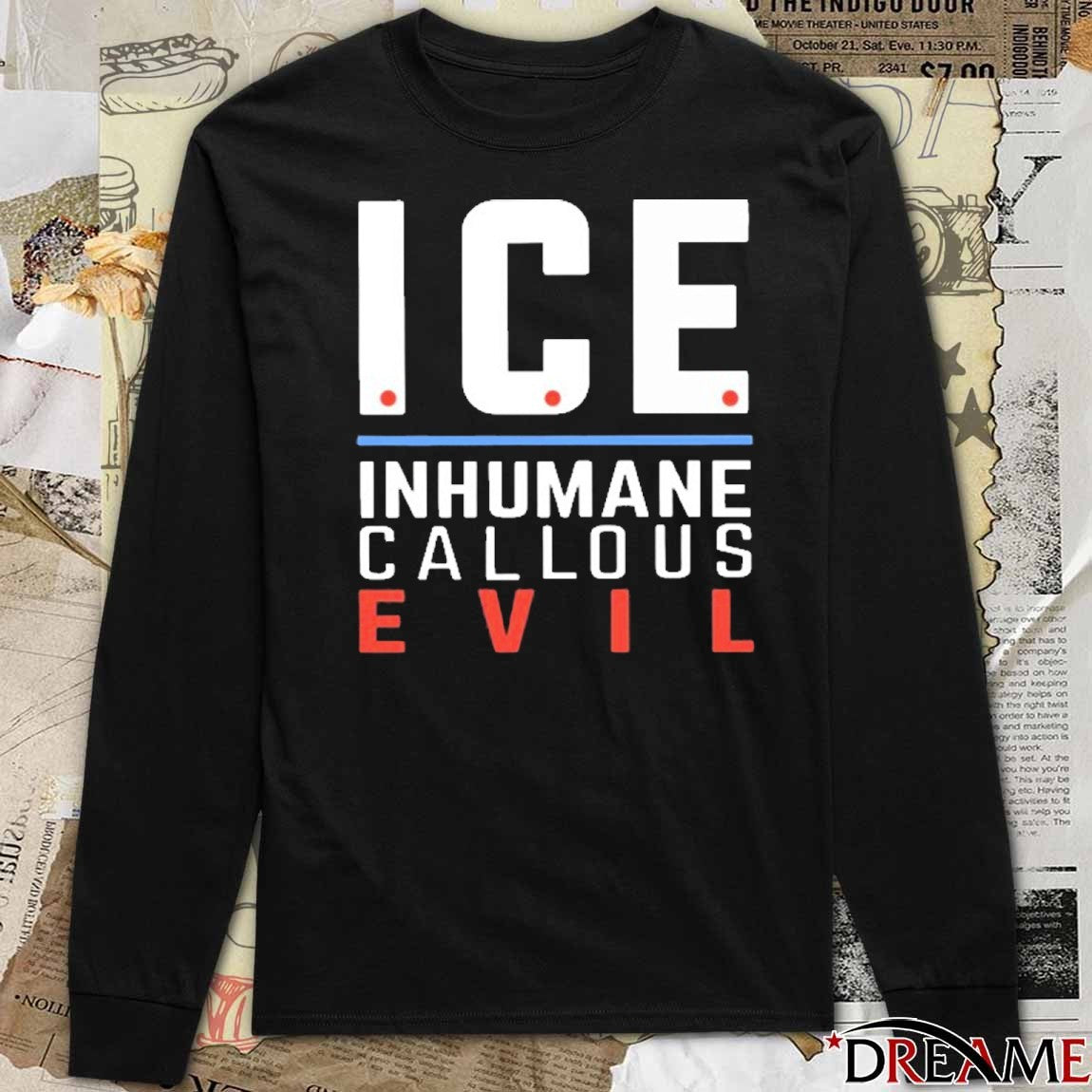 Greta Thunberg Ice Inhumane Callous Evil 2025 t-shirt