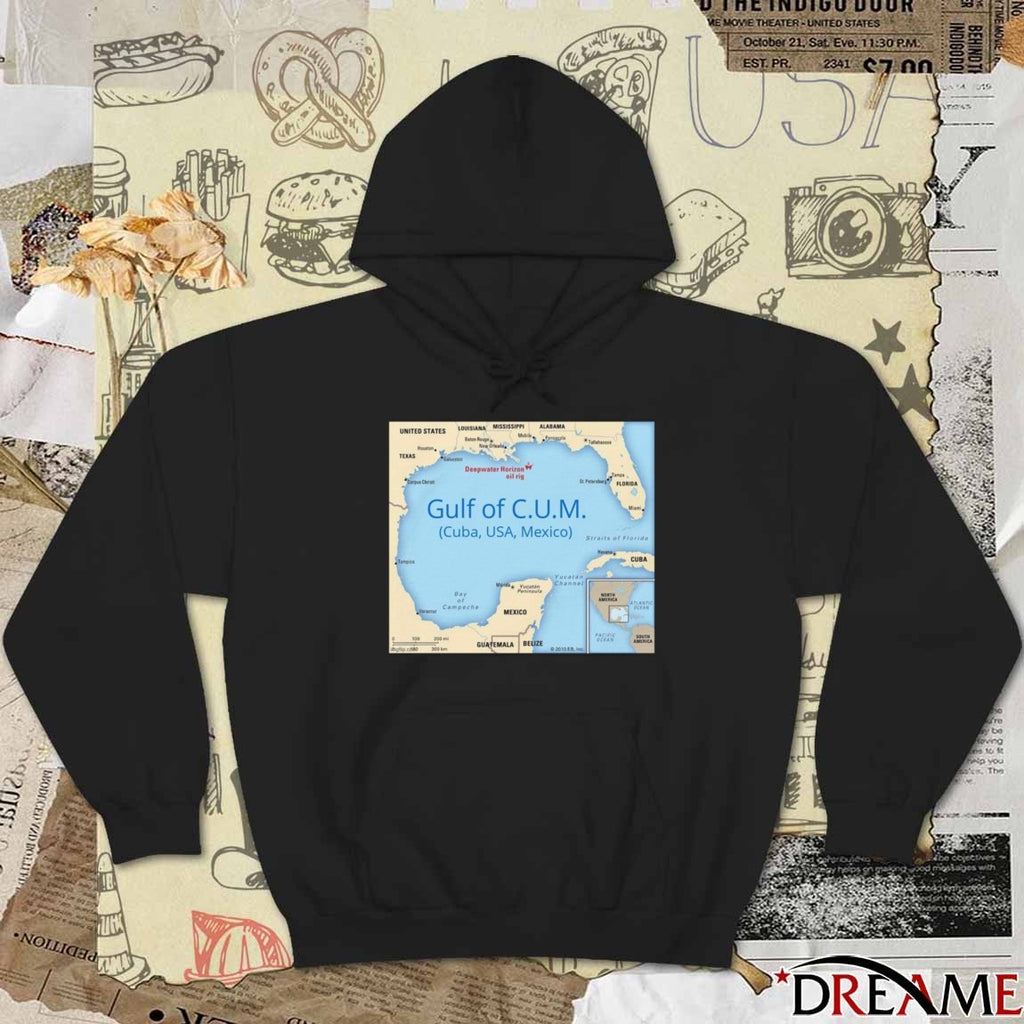Gulf of C.U.M. Cuba USA Mexico Deepwater Horizon Oil Rig t-shirt