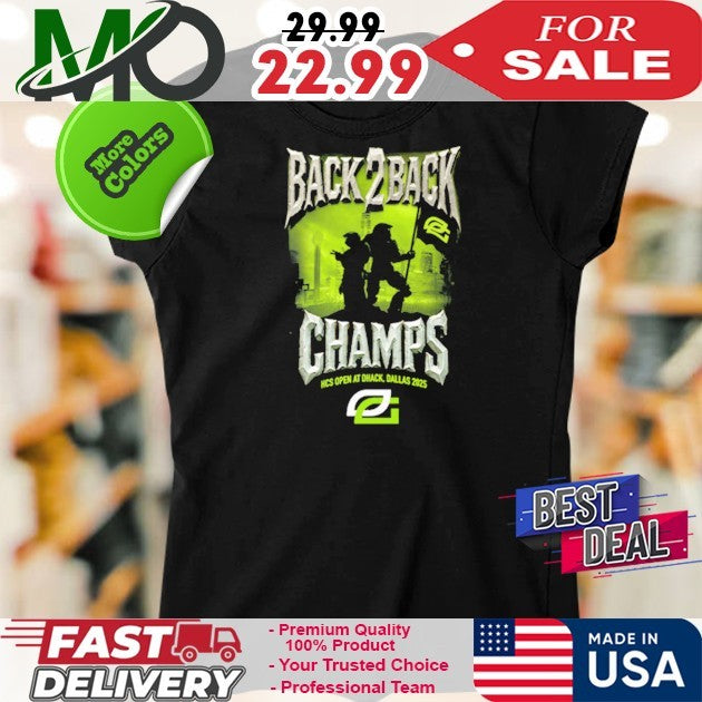 HCS DreamHack Dallas 2025 Back 2 Back Champs OpTic Gaming Esports Shirt