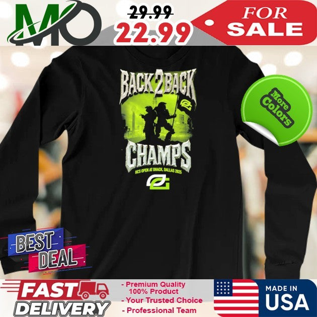 HCS DreamHack Dallas 2025 Back 2 Back Champs OpTic Gaming Esports Shirt