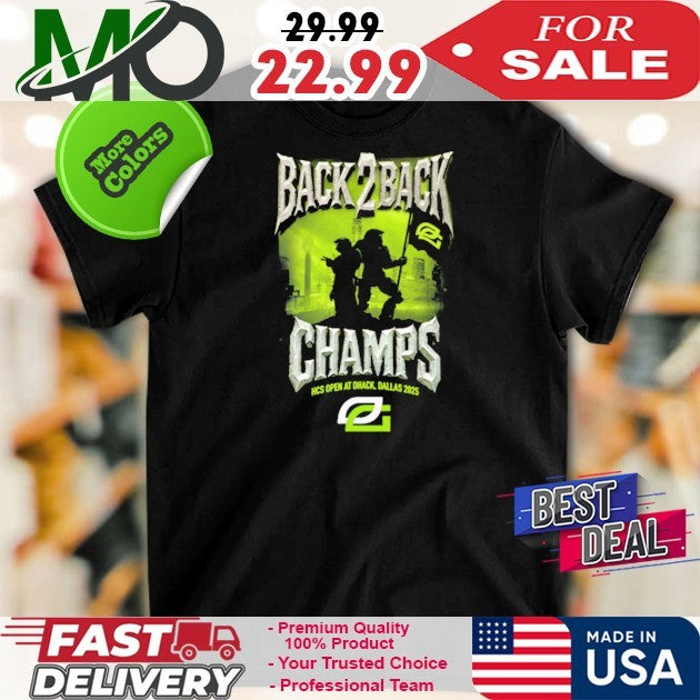 HCS DreamHack Dallas 2025 Back 2 Back Champs OpTic Gaming Esports Shirt