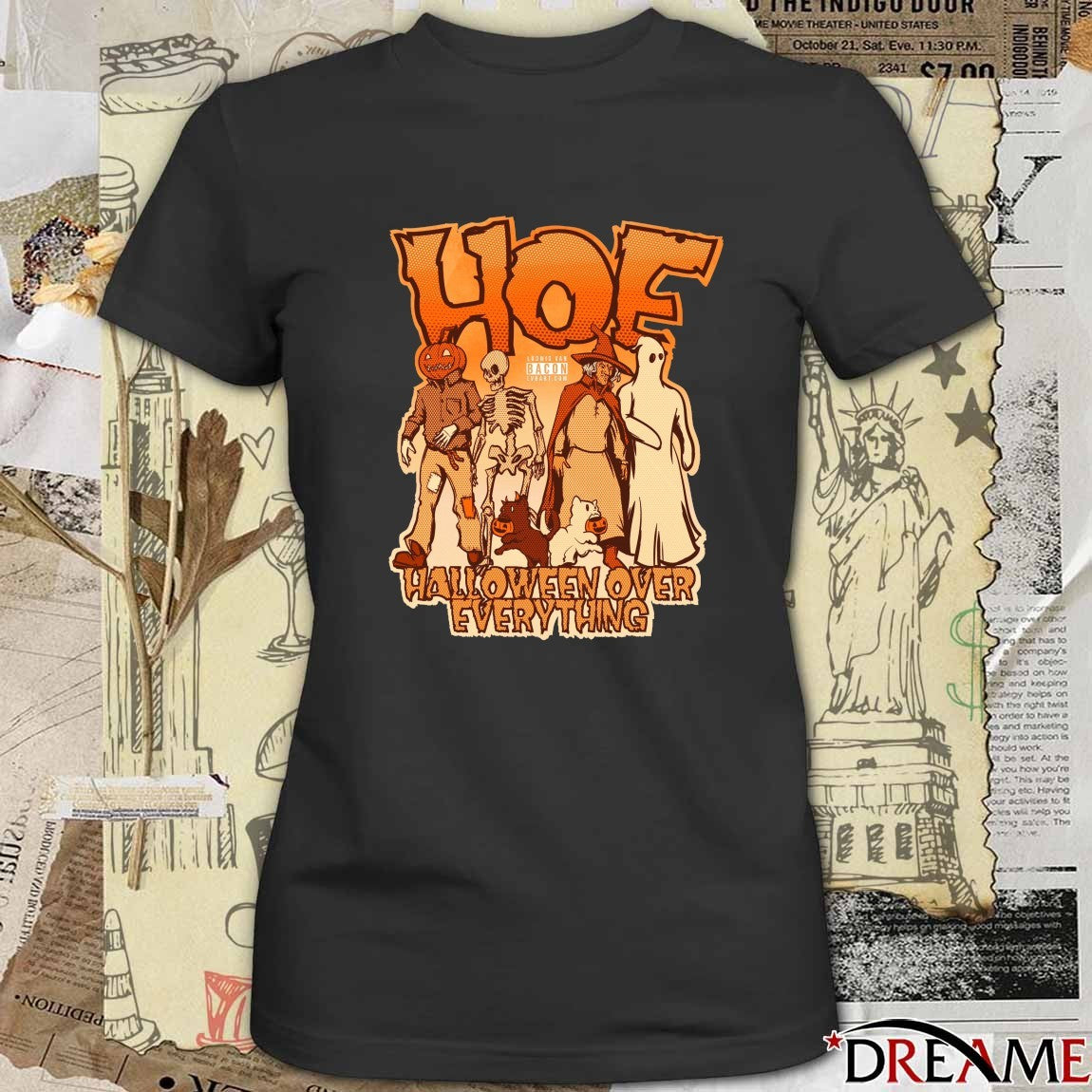 HOE Halloween Over Everything Ludwig Van Bacon Halloween 2025 t-shirt