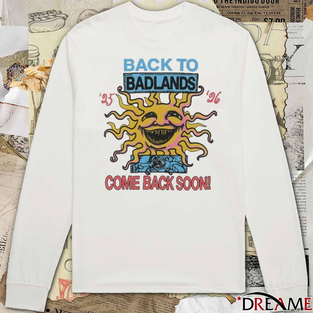 Halsey Back To Badlands Come Back Soon Tour 2025-2026 t-shirt