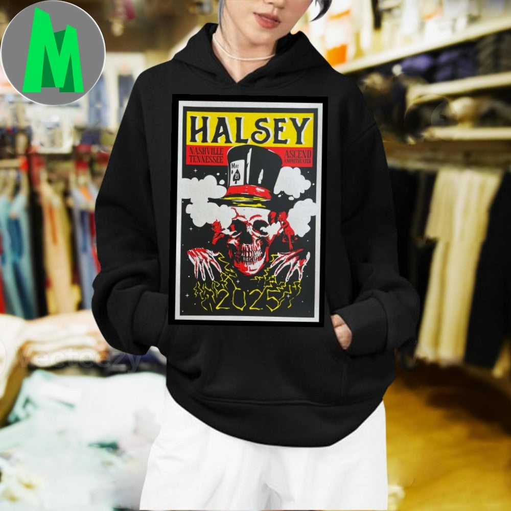 Halsey May 21, 2025 Ascend Amphitheater, Nashville, TN Poster Shirt
