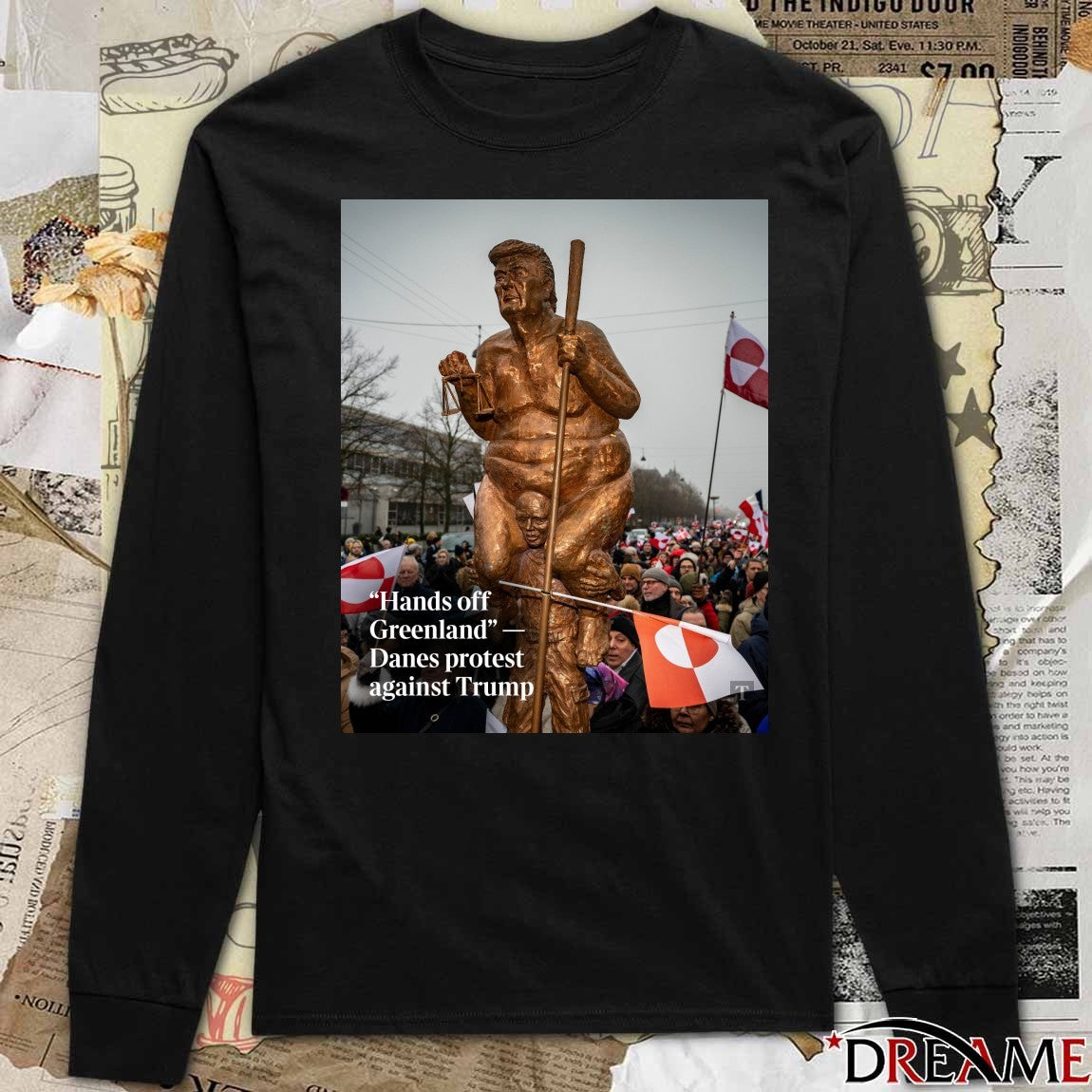 Hands Off Greenland Danes Protest Against Trump 2026 t-shirt