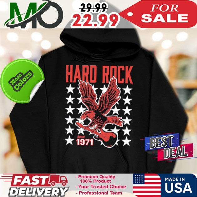 Hard Rock American Eagle Guitar Shirt