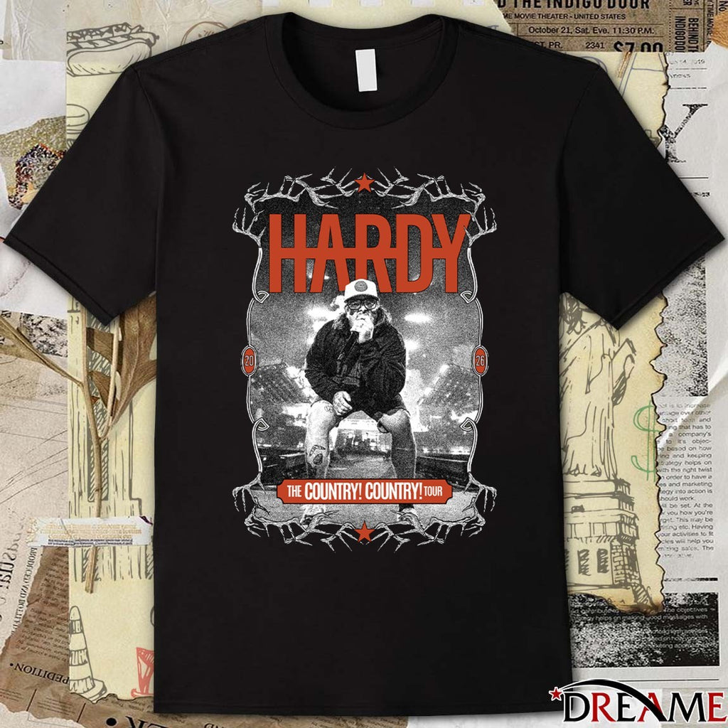 Hardy Country The Country Country Tour 2026 Vintage Fans t-shirt