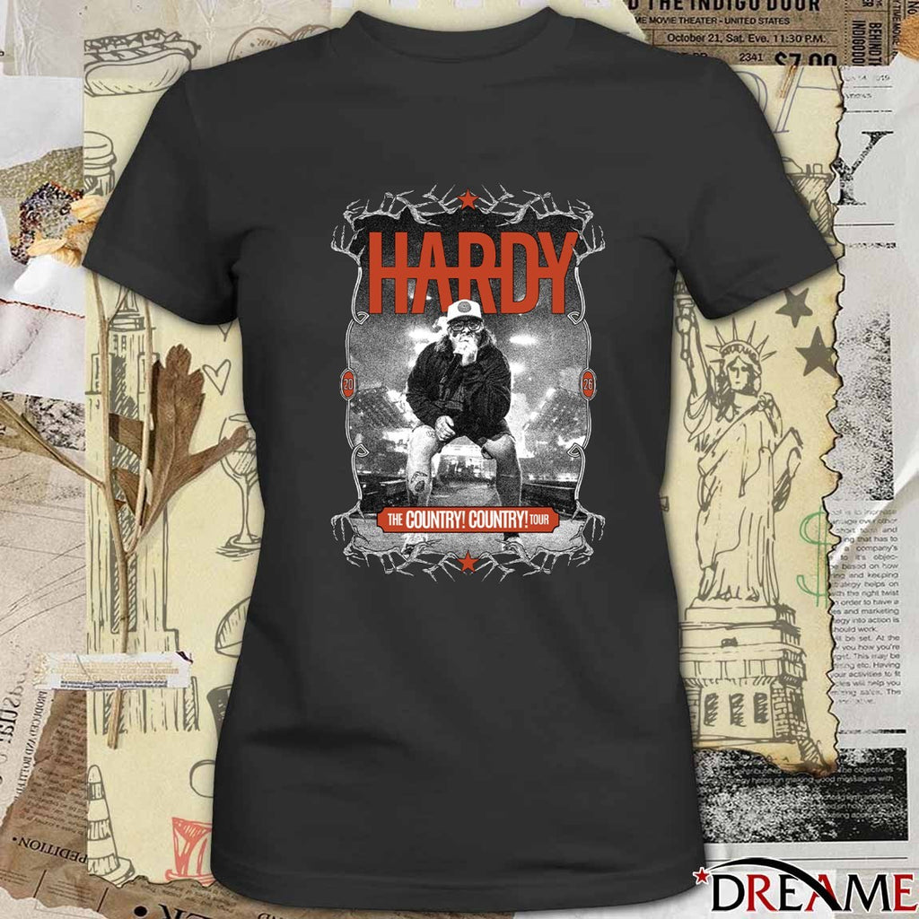 Hardy Country The Country Country Tour 2026 Vintage Fans t-shirt