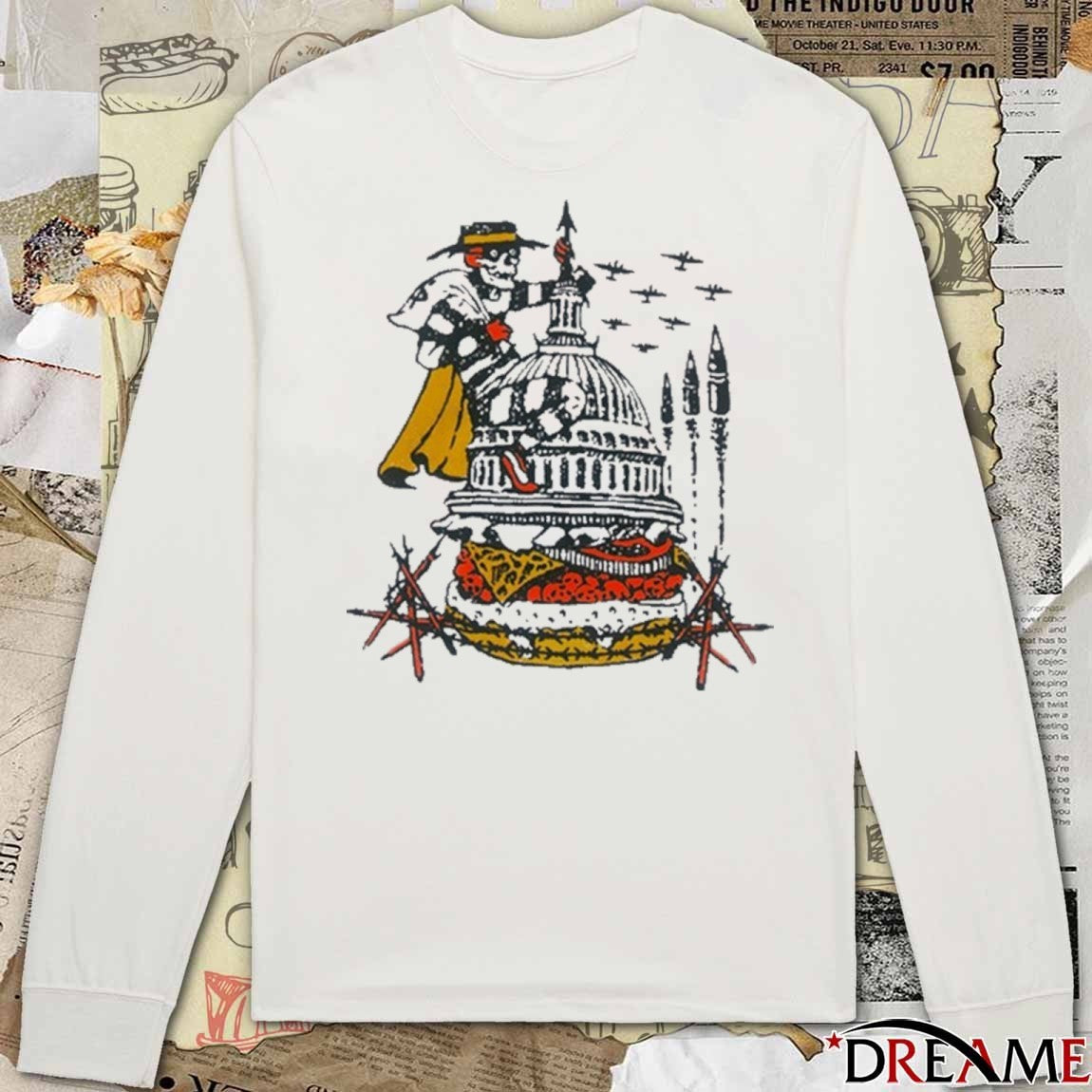 Hasan Piker Murder Burger 2025 Skeleton t-shirt