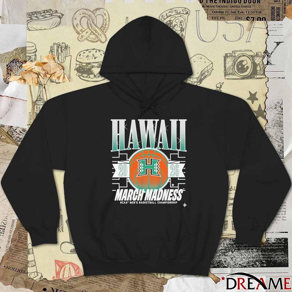 Hawaii Rainbow Warriors MBB 2026 NCAA Men’s Basketball Championship March Madness t-shirt
