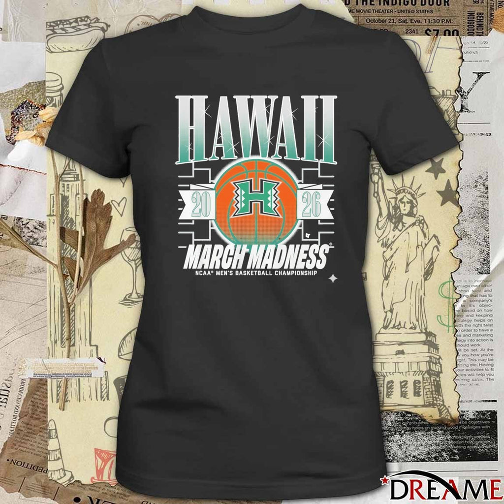 Hawaii Rainbow Warriors MBB 2026 NCAA Men’s Basketball Championship March Madness t-shirt