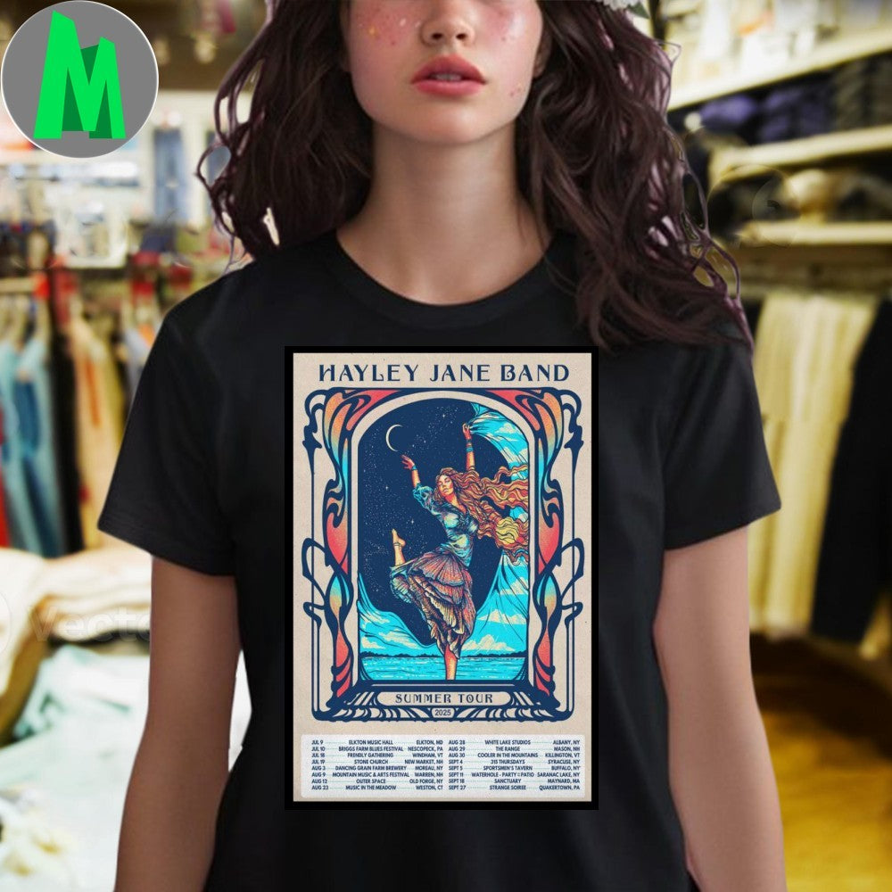 Hayley Jane Band Summer Tour 2025 Poster Shirt